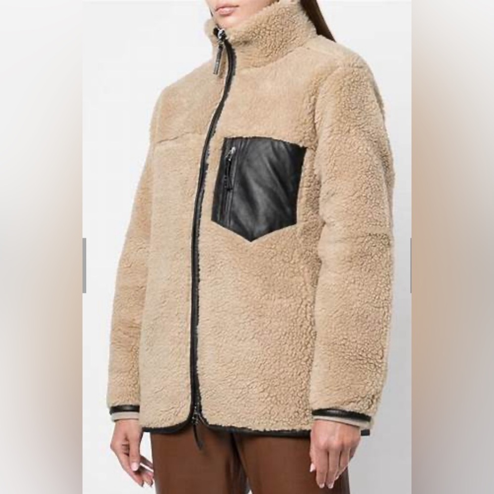 Anine Bing Ryder Sherpa Jacket NWOT